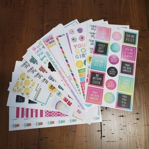 Lot of 23 Happy Planner sticker sheets